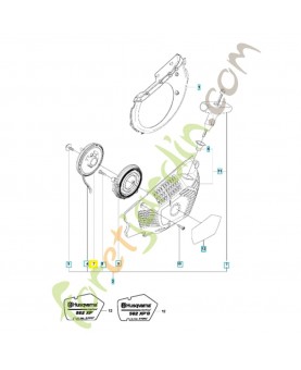 Poulie de lanceur référence 505158101 husqvarna