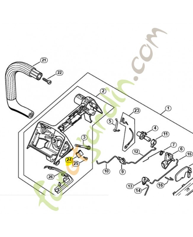 Tiroir 1129-793-3001. Pièce de rechange Sithl / Vicking