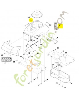 Carter 6012-700-8530. Pièce de rechange Sithl / Vicking