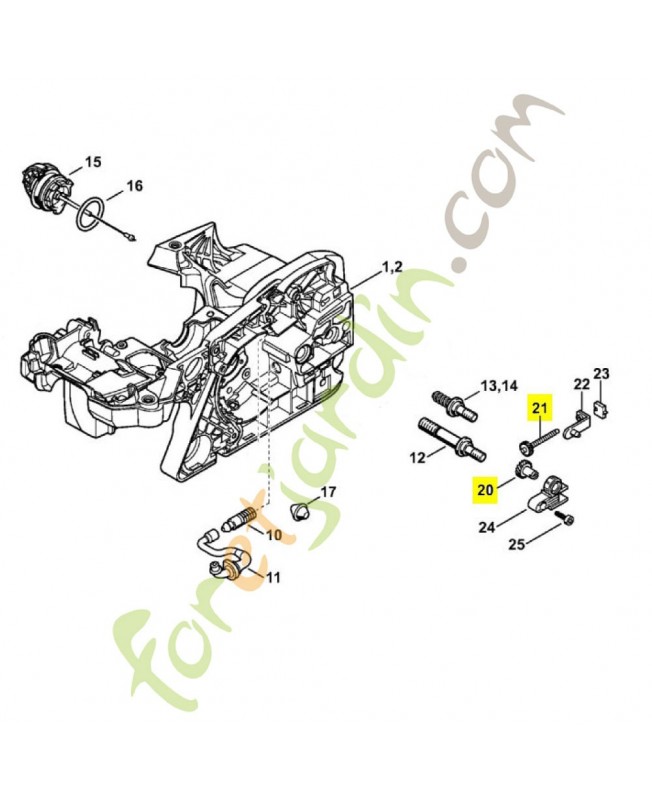 Tendeur de chaine Stihl ref.  1127-007-1003