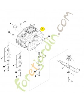 Moteur à essence 6338-011-1831. Pièce détachée Stihl / Vicking