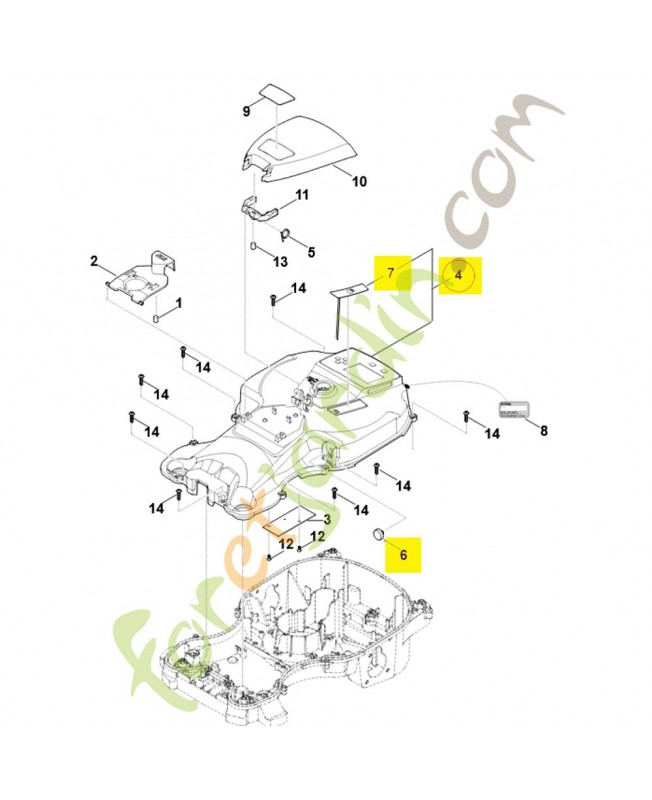 Carter 6301-700-8551. Pièce détachée Stihl / Vicking