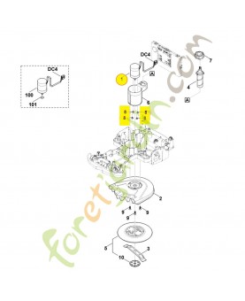 Moteur électrique 6301-600-0202. Pièce détachée Stihl / Vicking