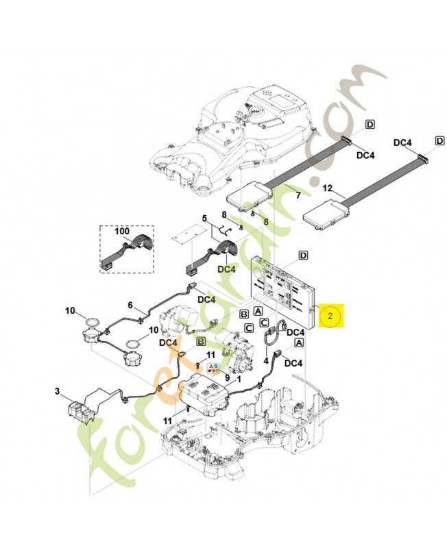 Module électronique (mi422) 6301-430-1464. Pièce détachée Stihl / Vicking