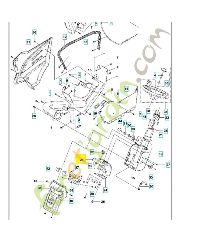 carter 577218601. Pièce détachée Husqvarna
