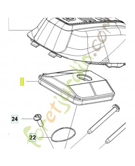 Filtre à air référence 513794601