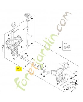 Carter de transmission complet 6241-640-0591 . Pièce de rechange Sithl / Vicking