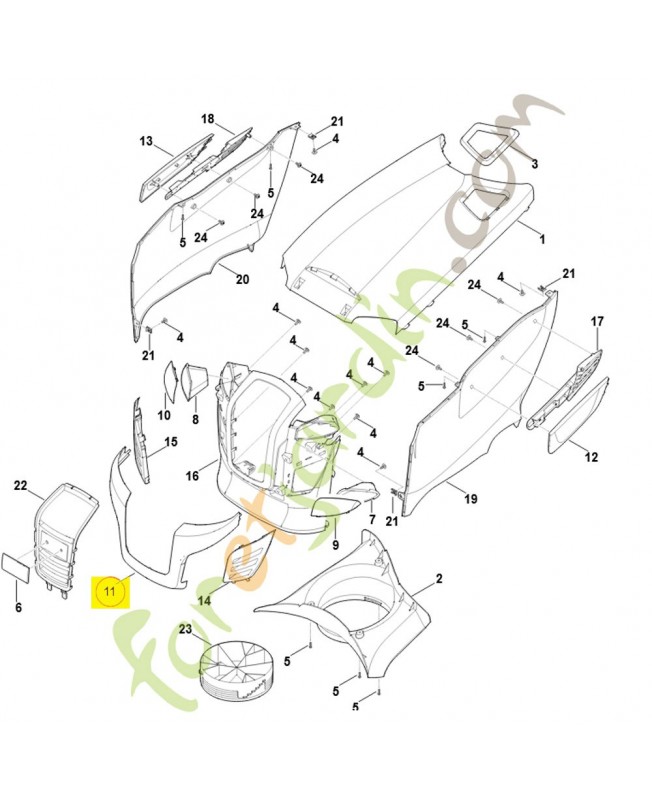 Traverse 6170-706-3611. Pièce détachée Stihl / Vicking Traverse 6170-706-3611. Pièce détachée Stihl / Vicking