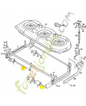 Axe 6155-704-0910. Pièce de rechange Sithl / Vicking