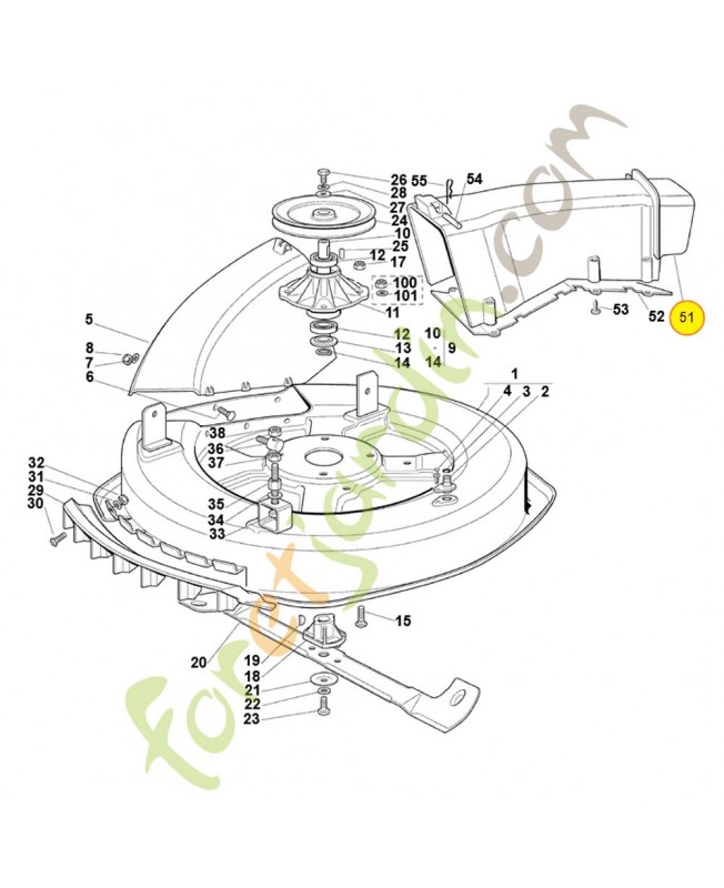Convoyeur 6126-763-1410. Pièce de rechange Sithl / Vicking
