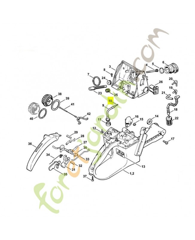 Garniture 1120-358-8105. Pièce détachée Stihl / Vicking