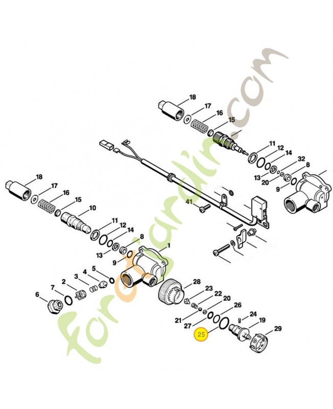 Anneau 9645-945-7663. Pièce de rechange Sithl / Vicking