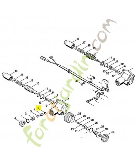 Joint torique 5x2.5 9645-945-7458. Pièce de rechange Sithl / Vicking