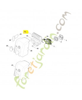 Filtre à air 1123-120-1612. Pièce détachée Stihl / Vicking