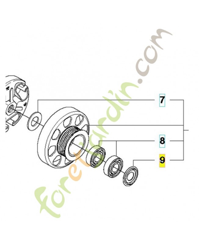 Pare- poussière 506316901. Pièce détachée Husqvarna