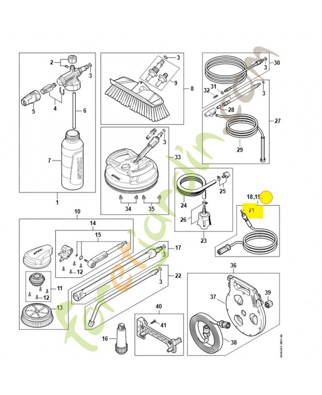 Flexible HP D6x9M metallique 4910-500-0803 stihl