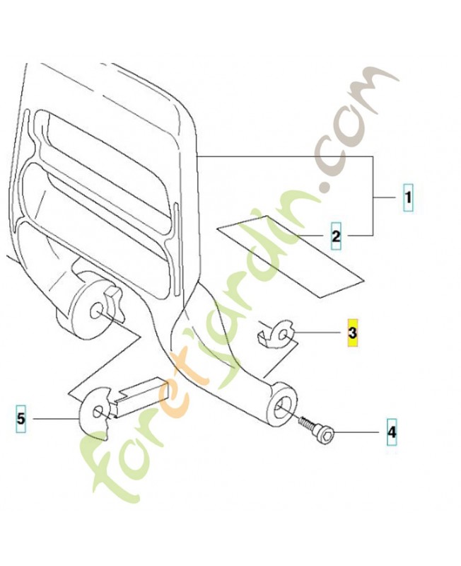Rondelle 503929501. Pièce de rechange Husqvarna