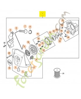 Dispositif de lancement 4283-190-4023. Pièce détachée Stihl / Vicking