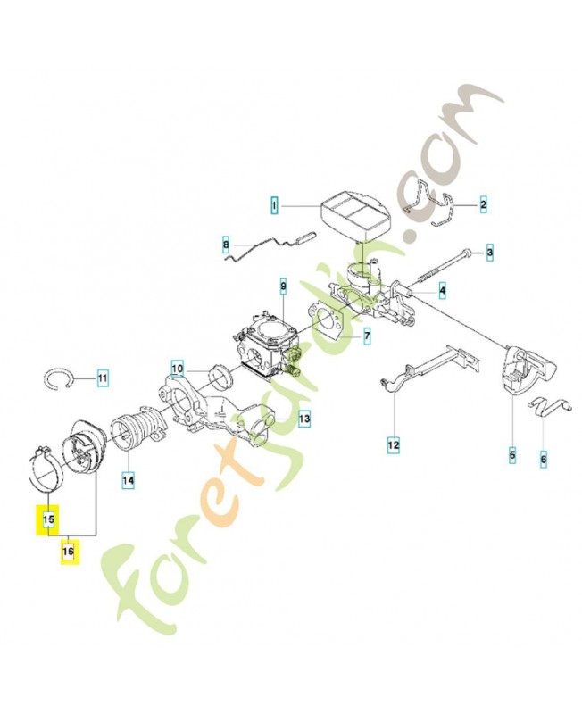 plaque isolante 537251302. Pièce de rechange Husqvarna 