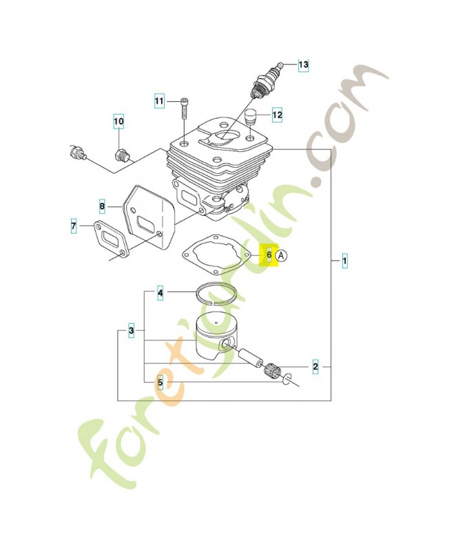 Joint 503966601. Pièce de rechange Husqvarna