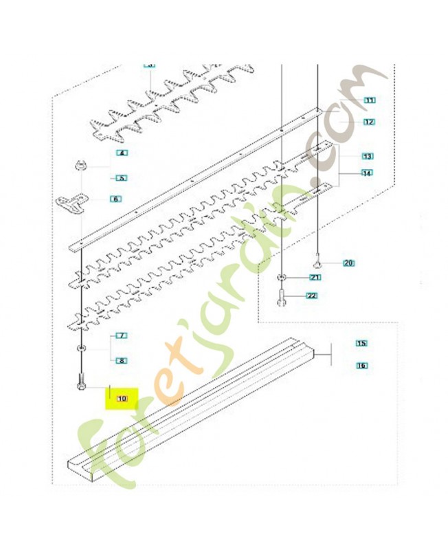 Vis 589308902. Pièce de rechange Husqvarna