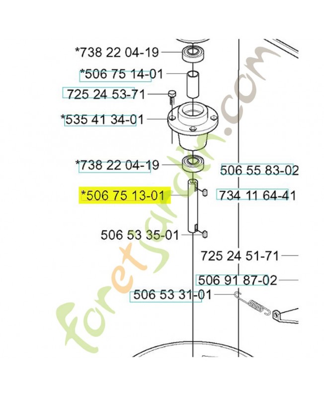 Axe référence 506751301
