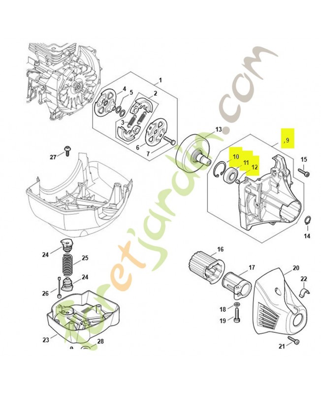 Carter d'accouplement