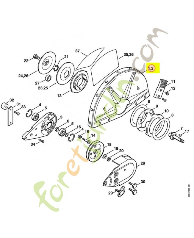 Capot de protection d.350 mm Capot de protection d.350 mm