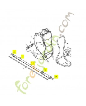Gaine de protection 4180-820-0401. Pièce détachée Stihl / Vicking