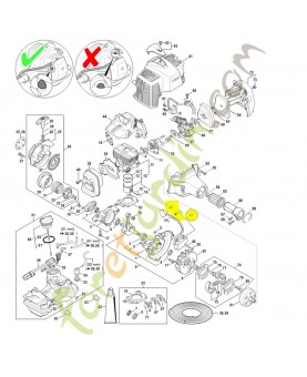 Module d'allumage 4149-400-1308. Pièce détachée Stihl / Vicking