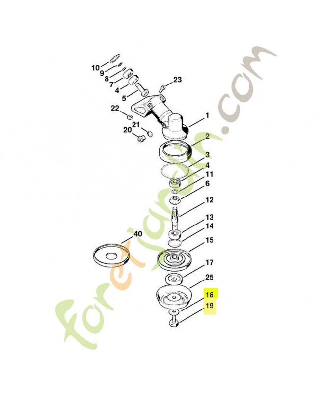 Vis a gauche m8x18,5 4112-641-3501. Pièce de rechange Sithl / Vicking Vis a gauche m8x18,5 4112-641-3501. Pièce de rechange Sithl / Vicking