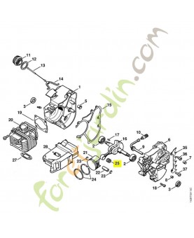 Couronne 9x12x10-10 9512-003-2030. Pièce détachée Stihl / Vicking