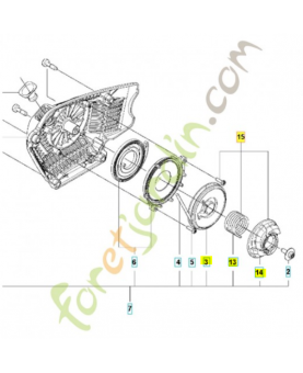 Poulie 599289202. Pièce détachée Husqvarna