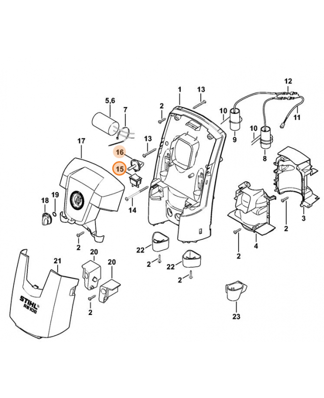Interrupteur principal m/a