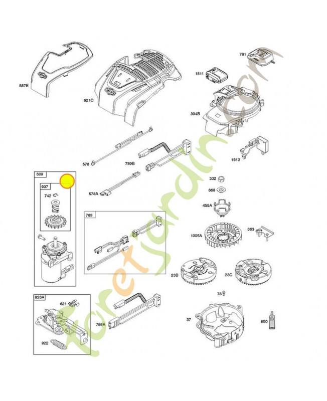 84004207 moteur. démarreur