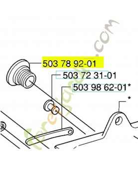 Pignon 503789201. Pièce de rechange Husqvarna