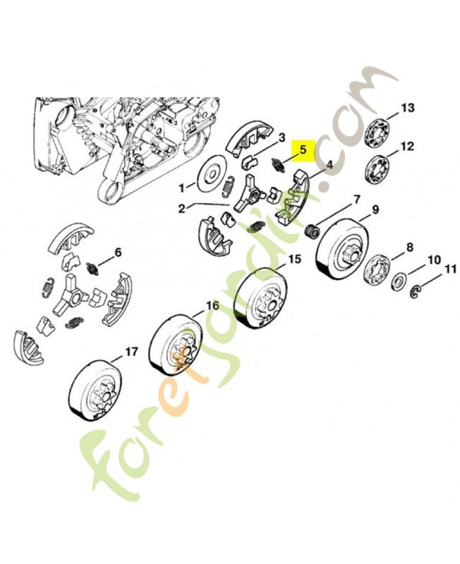 Ressort 0000-997-0912 stihl