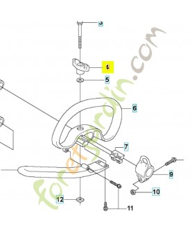 Vis papillon 503879001. Pièce de rechange Husqvarna