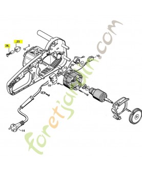 Jeu charbons Stihl ref. 1208-007-1001 Remplace référence 12066002602