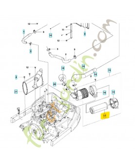 filtre 579156701- Pièce de détachée Husqvarna