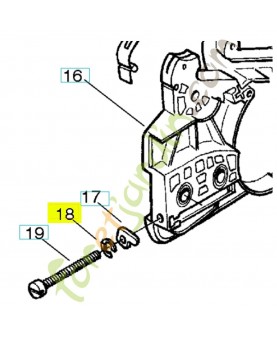 Clips 530038593. Pièce de rechange Husqvarna