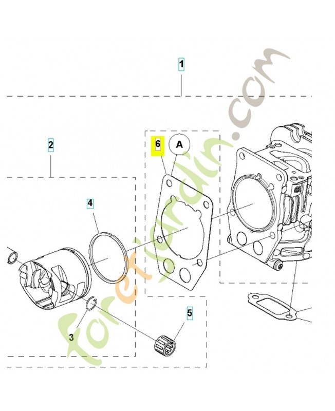 Joint 505457001 husqvarna