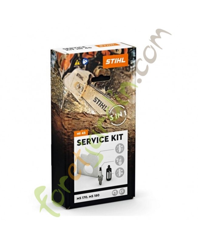 Service kit n°45 pour tronçonneuse STIHL MS 170 et MS 180 Service kit n°45 pour tronçonneuse STIHL MS 170 et MS 180