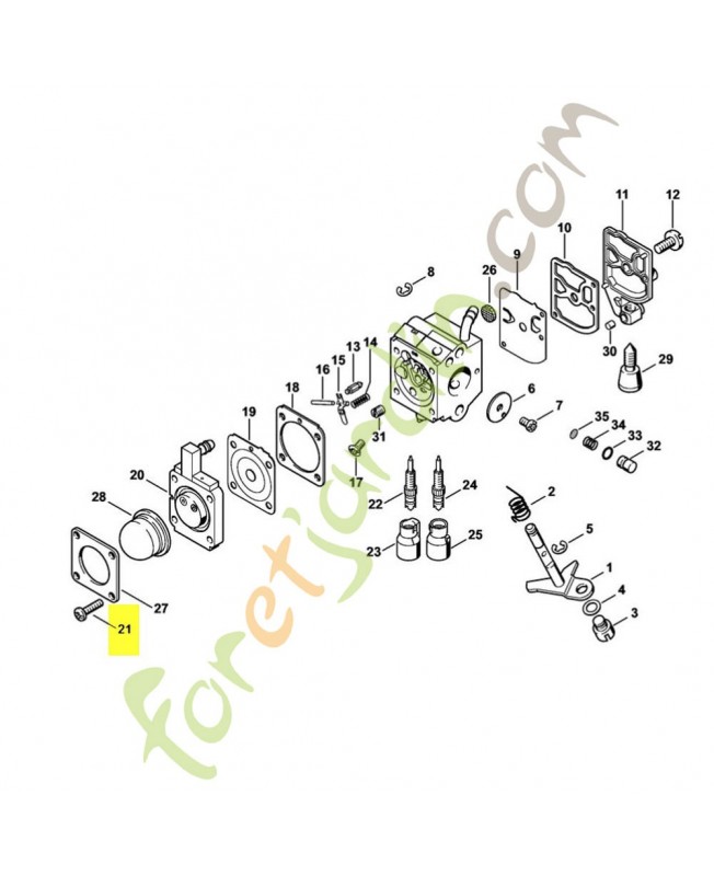 Vis 4226-122-7100. Pièce de rechange Sithl / Vicking