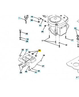 Entretoise mousse lt 106082x