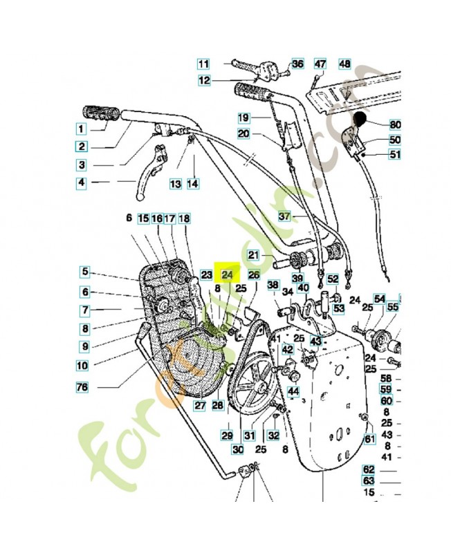 Vis 531207430. Pièce détachée Husqvarna
