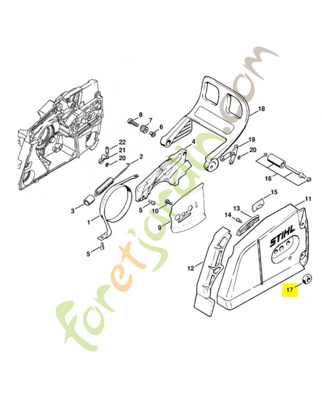ecrou 0000-955-0903 stihl