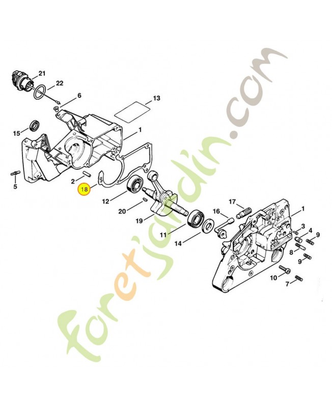 Joint 1121-029-0500. Pièce détachée Stihl / Vicking