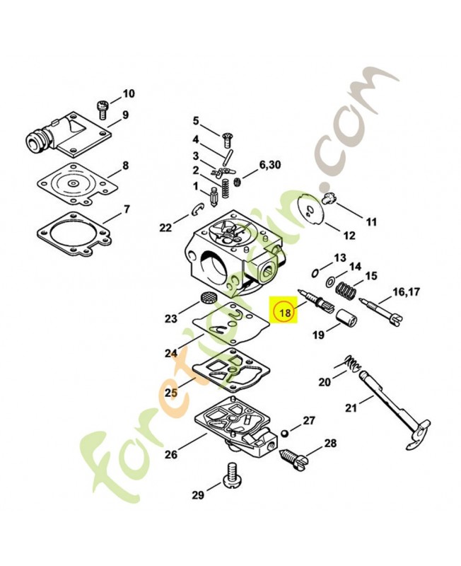 Vis richesse h 1121-122-6703 stihl Vis richesse h 1121-122-6703 stihl