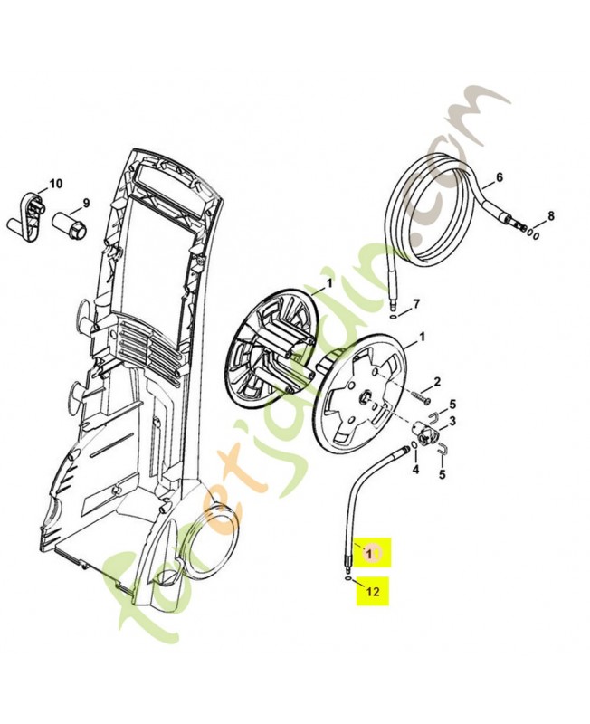 Flexible hp dn6 - 940 mm 4743-670-0800 stihl